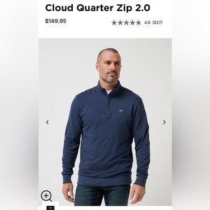 Travis Mathew Cloud Quarter Zip 2.0